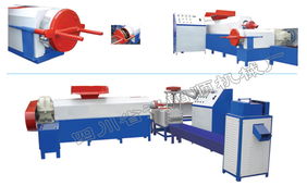 四川資陽順民機(jī)械廠高產(chǎn)量雙螺桿塑料造粒機(jī)