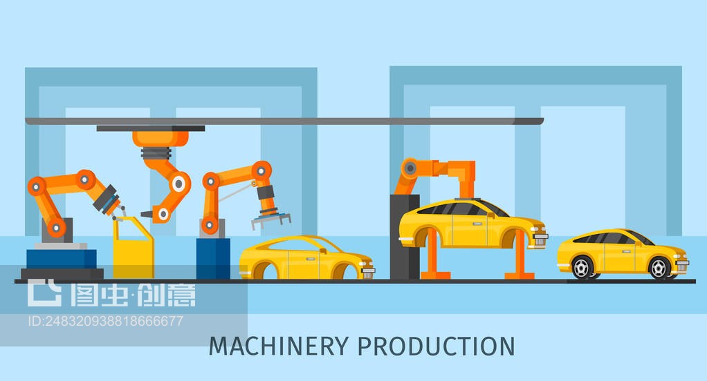 工業自動化機械制造模板Industrial Automated Machinery Manufacturing Template